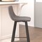 Flash Furniture 30" Gray LeatherSoft Barstools, 2PK CH-212069-30-GY-GG - alternate 6